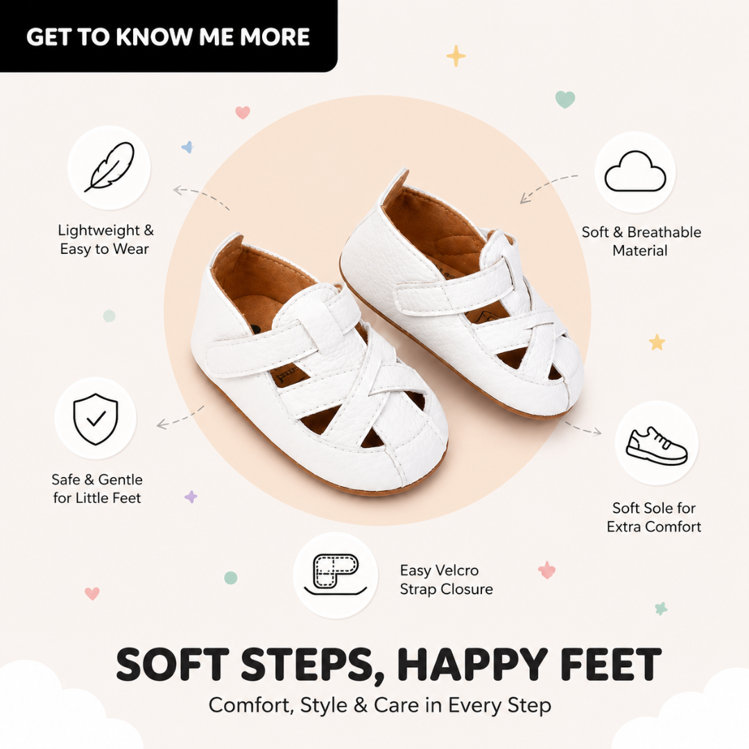 Baby White Sandals