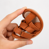 Brown Baby Woven Sandals