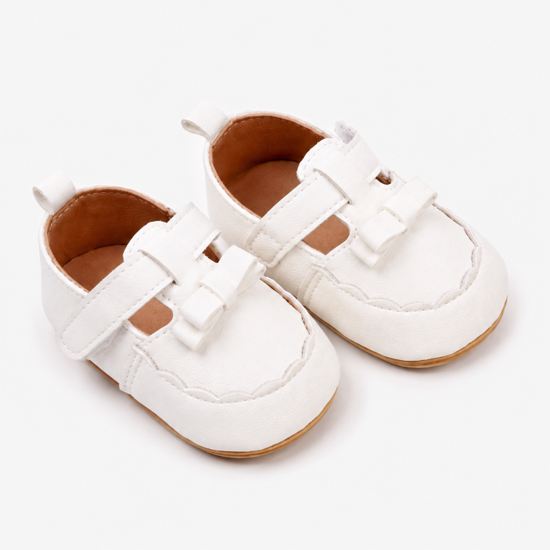 Baby Soft Sole Bow Shoes