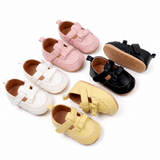 Baby Soft Sole Bow Shoes