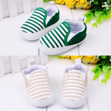 Striped Baby Slip-On Shoes