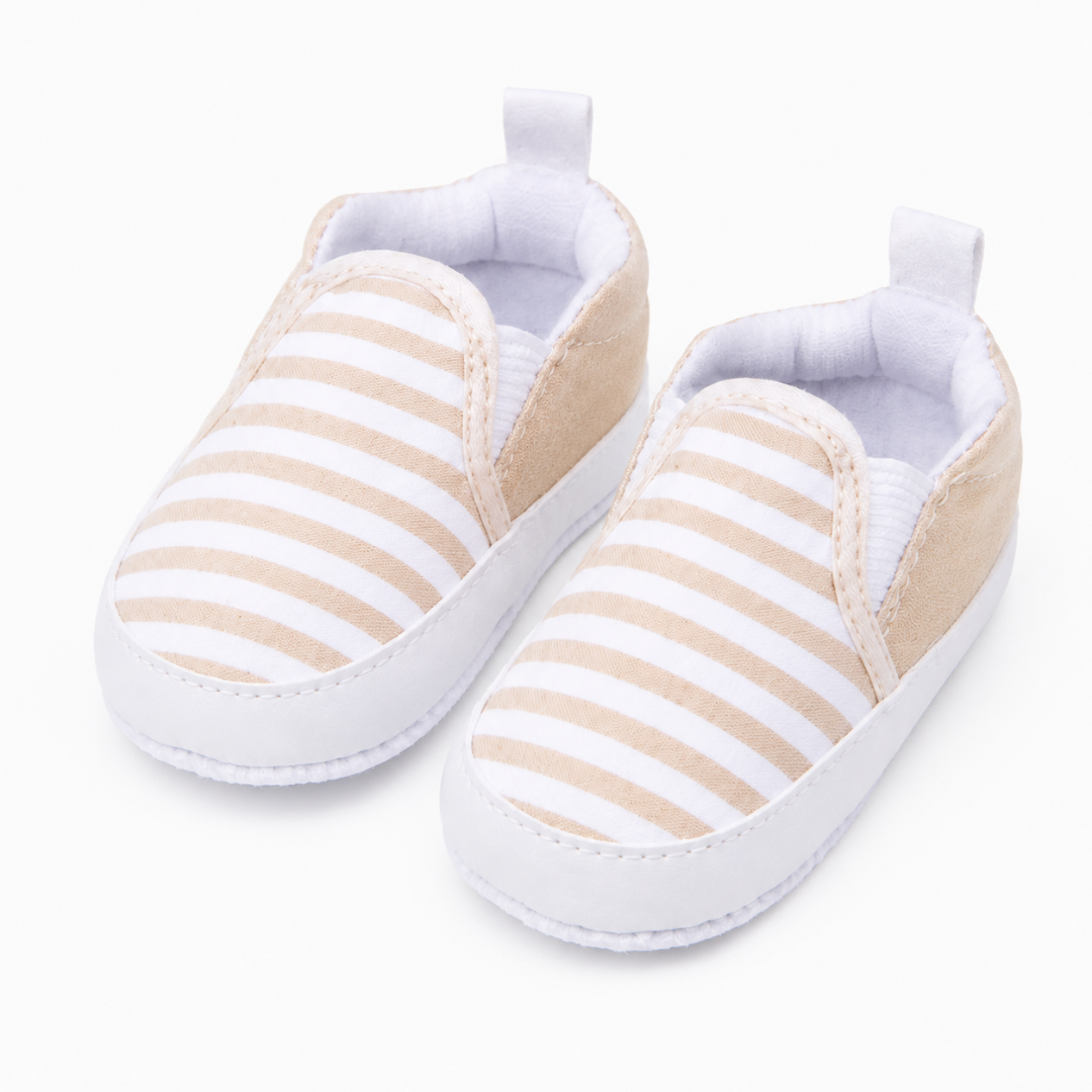 Striped Baby Slip-On Shoes