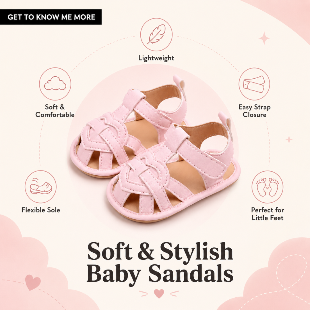 Heart Baby Sandals