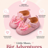 Sparkly Butterfly Baby Shoes
