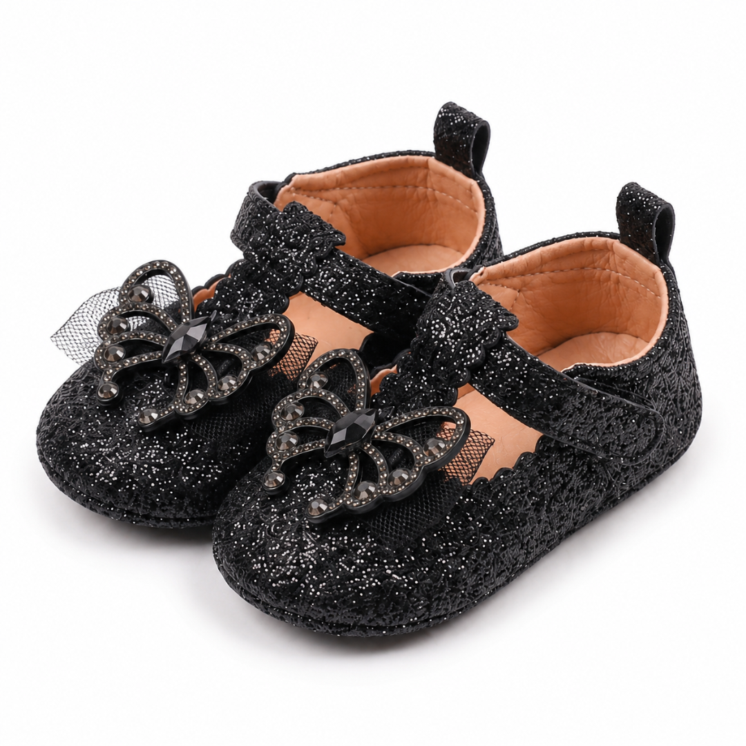 Sparkly Butterfly Baby Shoes