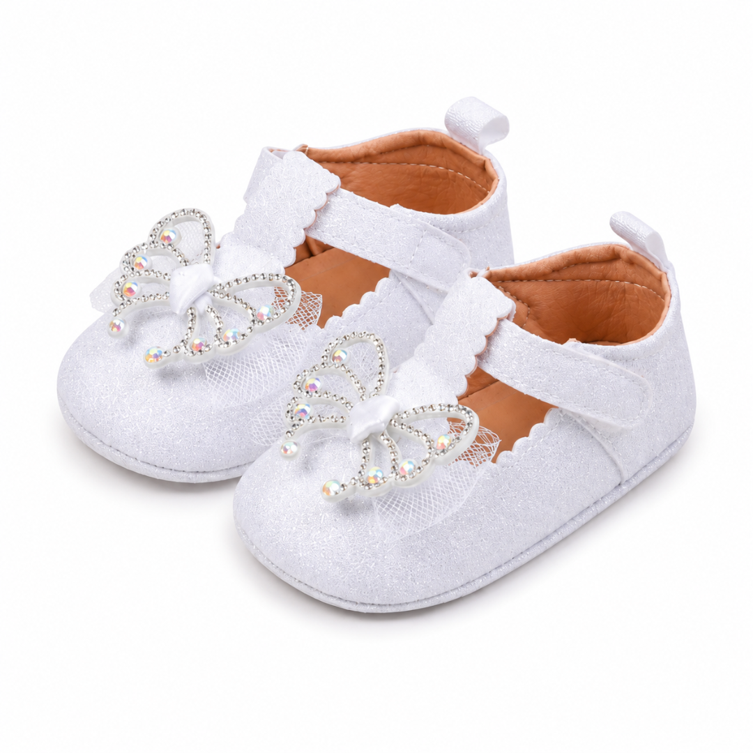 Sparkly Butterfly Baby Shoes
