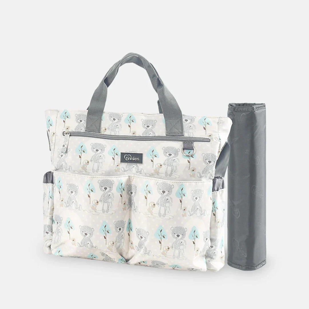 Teddy Diaper Tote Bag