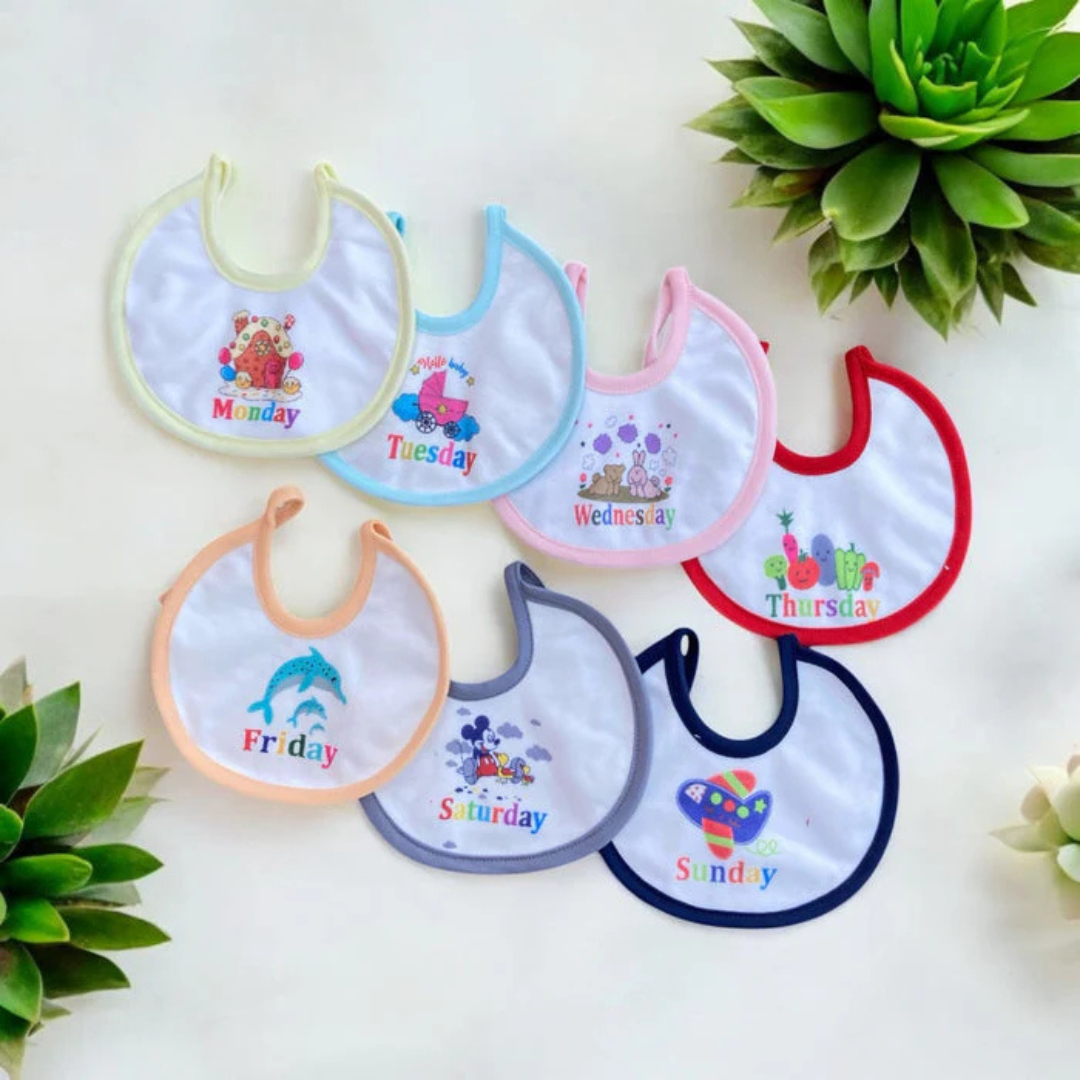 7 Days Baby Bib Set