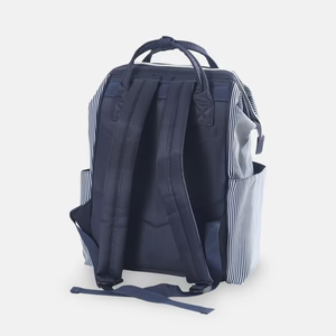 Blue Stripe Diaper Bag