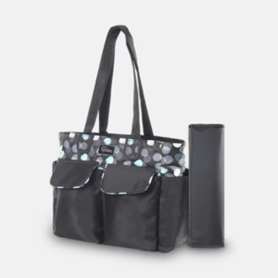 Dot Print Diaper Bag