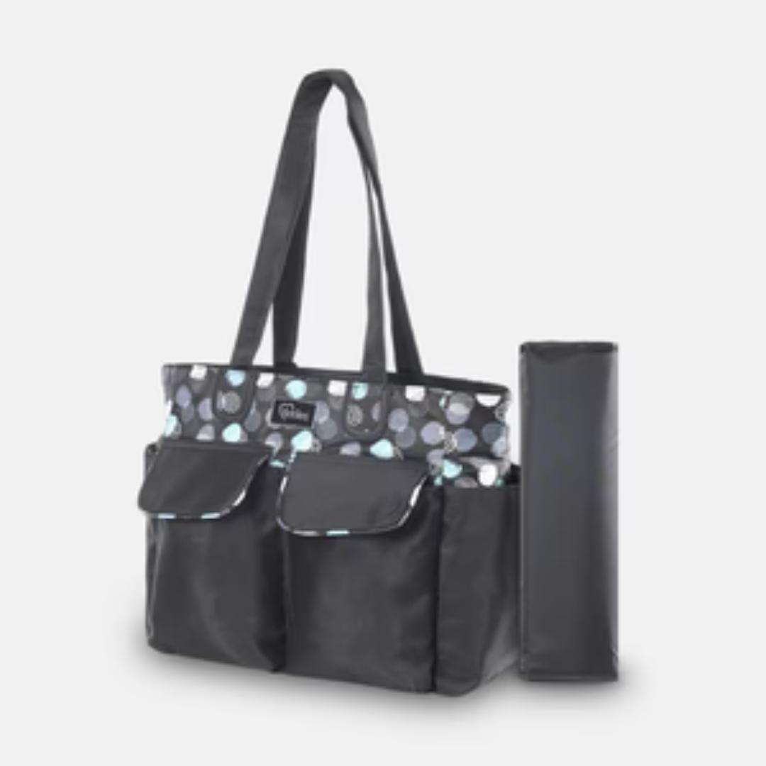 Dot Print Diaper Bag