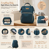 Multi-Function Baby Diaper Bag Backpack – Large Capacity & Waterproof