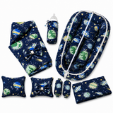 9 Pieces Galaxy Baby Bedding Set