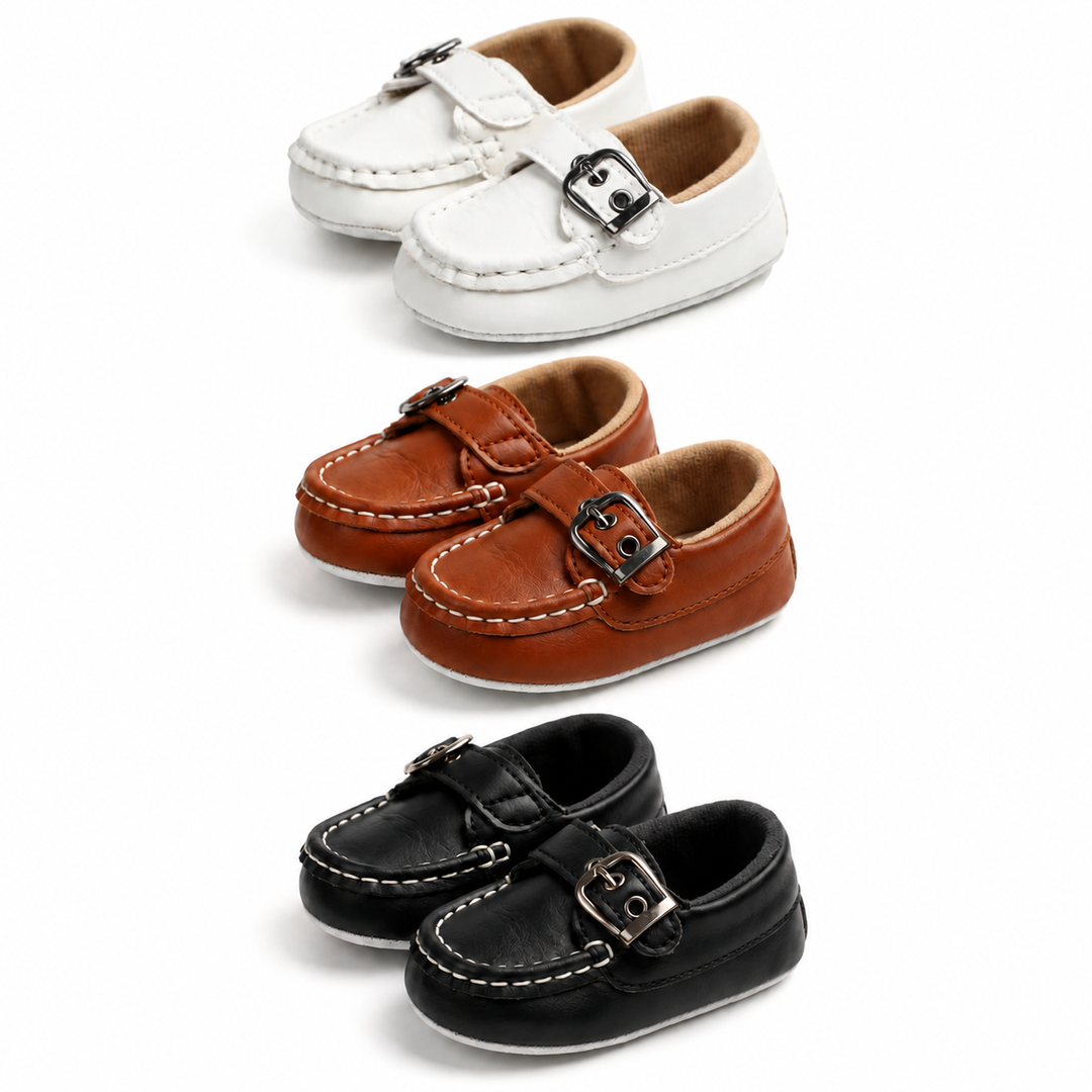 Kids Buckle Loafers