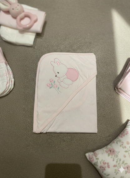 Blossom Bunny Baby Wrapping Sheet