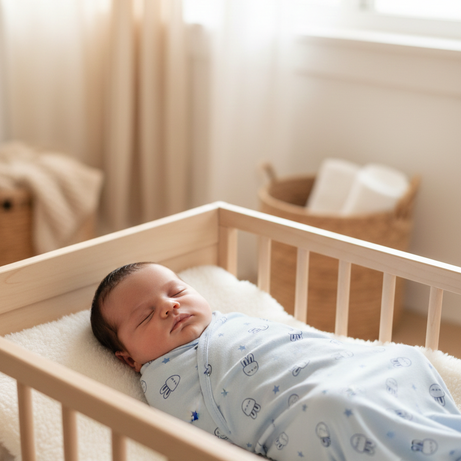 Tiny Letters Baby Swaddle