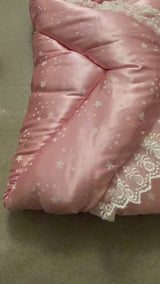 Luxury Silk Baby Nest – Starry Lace Edition