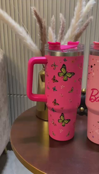 Barbie HydraFlex Bottle 1200 ML with Straw