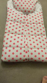 Star Print Baby Nest – 100% Soft Cotton Comfort
