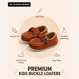 Kids Buckle Loafers