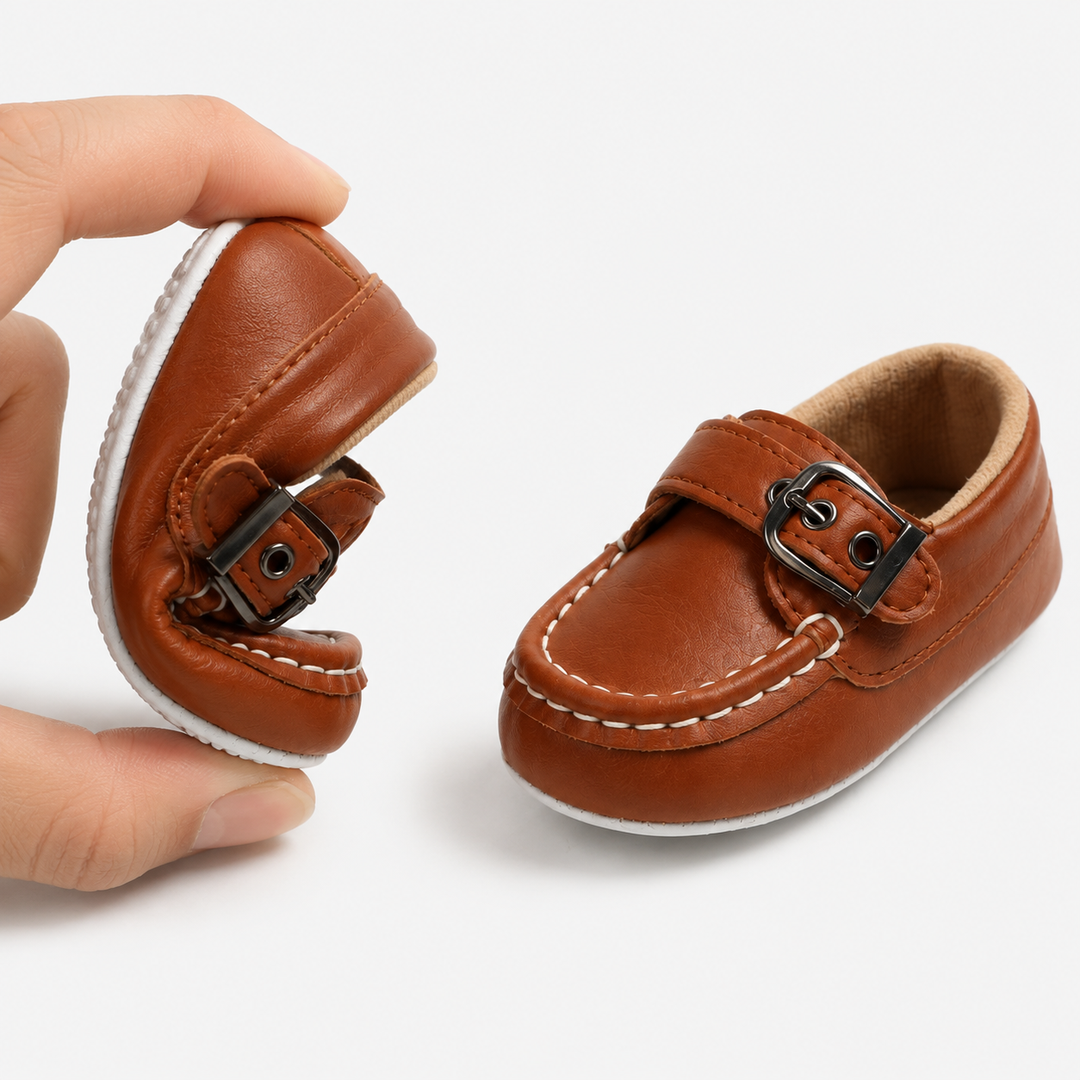 Kids Buckle Loafers